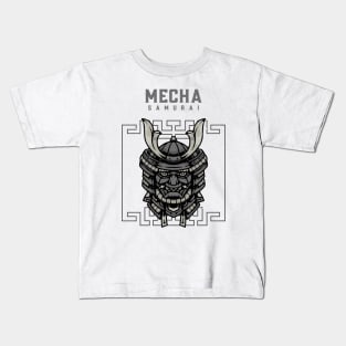 Mecha Samurai Mask Kids T-Shirt